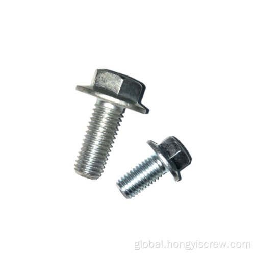  Stainless Steel Metric Flange Bolts A2 M6 Hexagon Flange Head Bolts 10.9 Grade Supplier